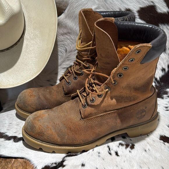 Vintage Timberland 6 Inch Classic Boot Made in The USA A15 - Picture 1 of 11